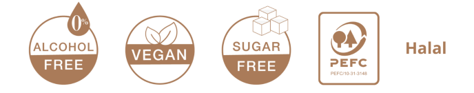 Boisé Absolu is alcohol-free, PEFC-certified, French, Halal-certified