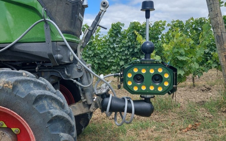 Capteur sur tracteur